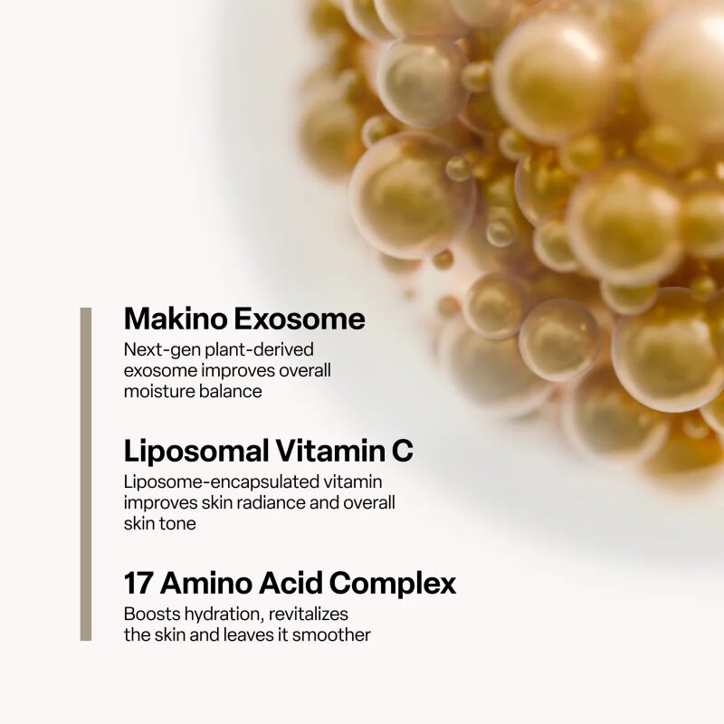 SKINSOO LuminaCell Exosome Sheet Mask rozjasňující plátýnková maska 22 g