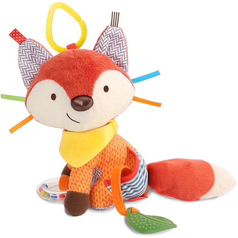 Skip Hop Bandana Buddies Fox aktivity hračka s kousátkem pro děti od narození 0m+ 1 ks