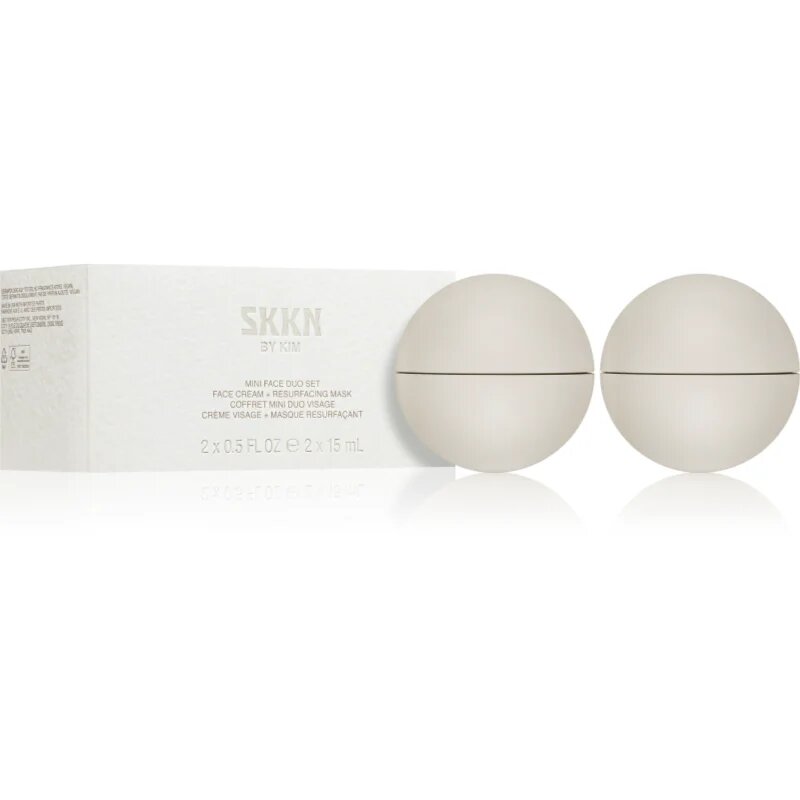 SKKN BY KIM Skincare Face Duo Set sada krému a pleťové masky pro ženy