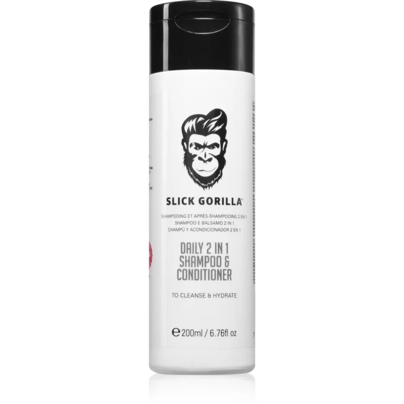 Slick Gorilla Daily 2 in 1 Shampoo & Conditioner šampon a kondicionér 2 v 1 200 ml