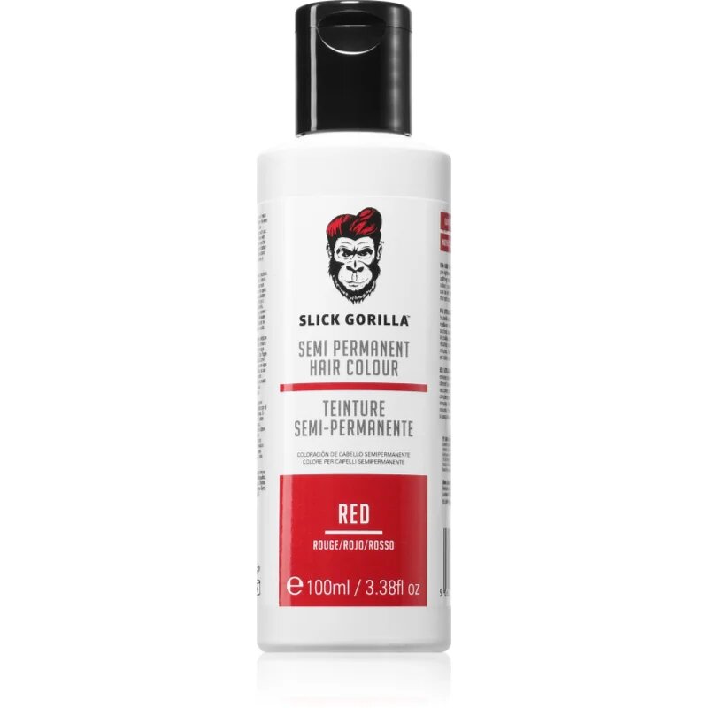 Slick Gorilla Hair Colour barva na vlasy pro muže Red 100 ml