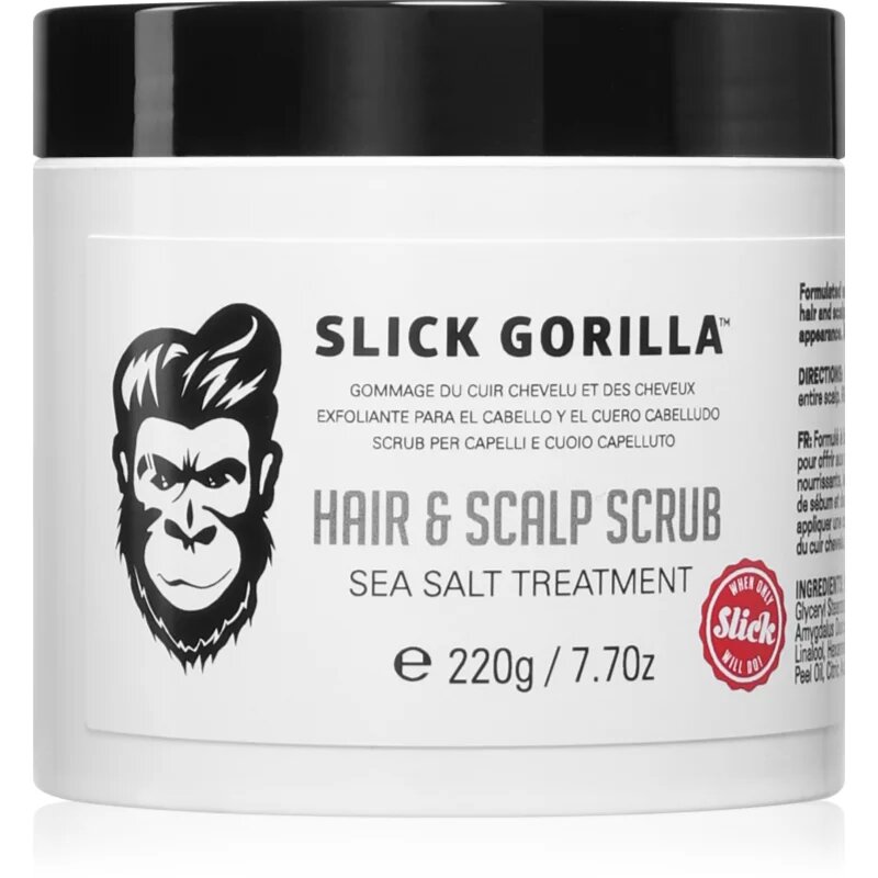 Slick Gorilla Scalp Scrub peeling na vlasovou pokožku 220 g