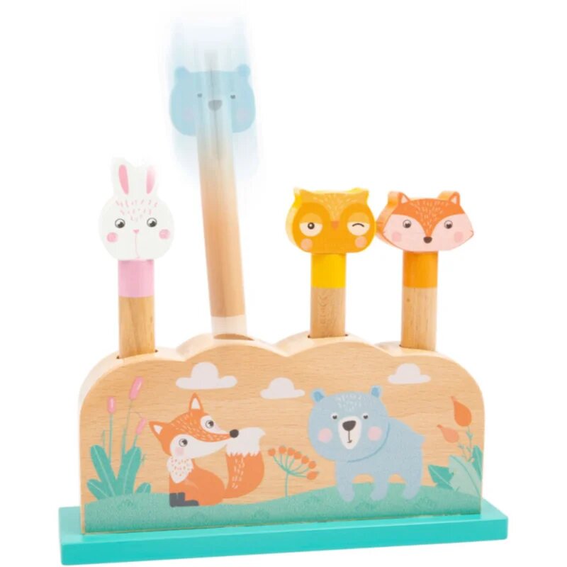 Small foot by Legler Game Pop Up Animals aktivity hračka 18m+ 1 ks