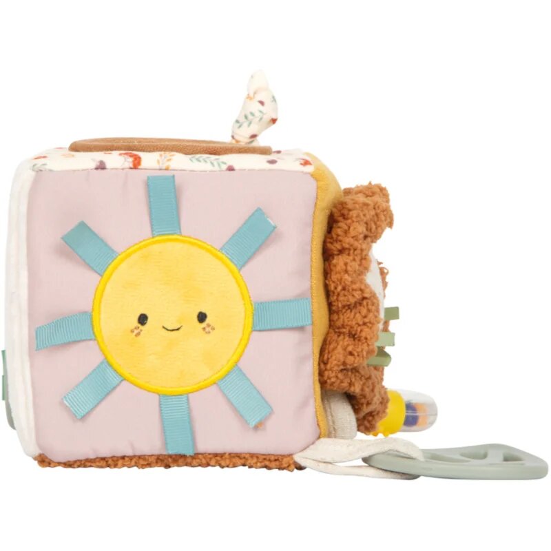 Small foot Little Lion Fabric Playing Cube aktivity hračka 0m+ 1 ks