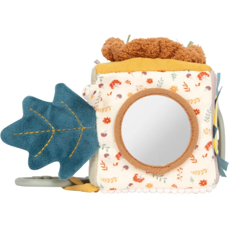Small foot Little Lion Fabric Playing Cube aktivity hračka 0m+ 1 ks
