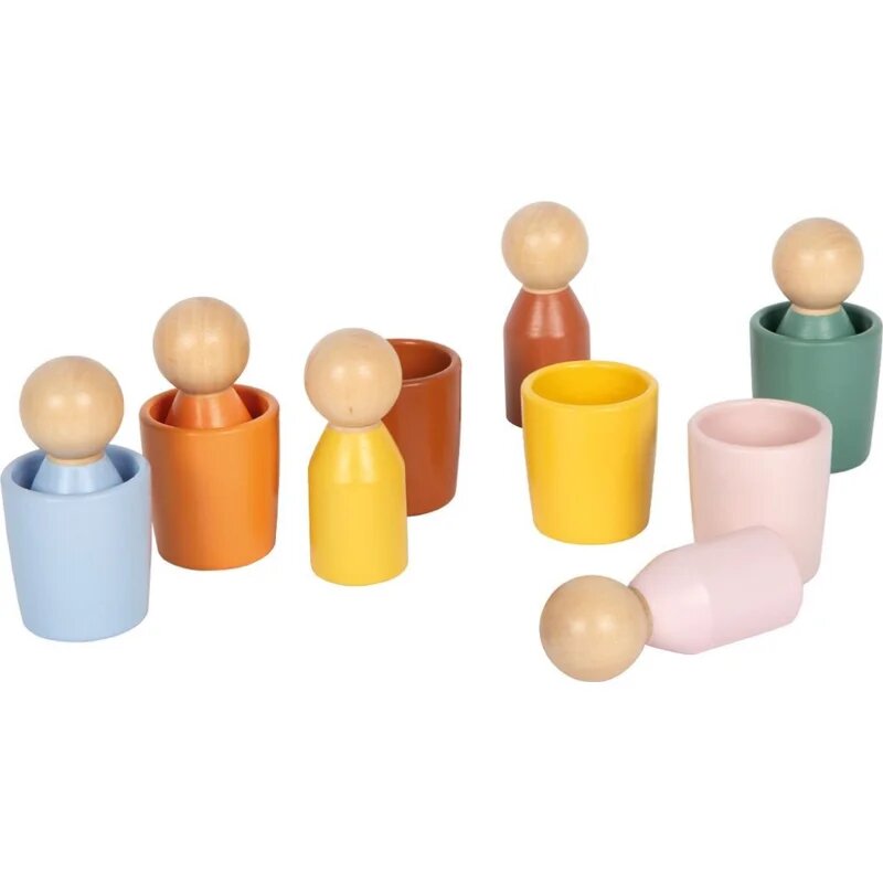 Small foot Montessori sada hraček ze dřeva 12m+ 12 ks