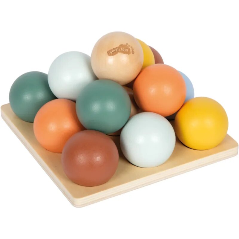 Small foot Montessori Sorting Game with Balls třídicí hra 12m+ 15 ks
