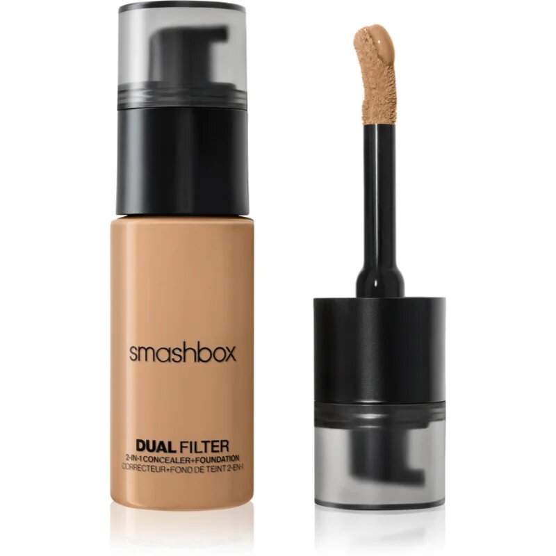 Smashbox DUAL-FILTER 2-in-1 Concealer + Foundation make-up a korektor odstín Medium Tan 20 Neutral 23.6 ml