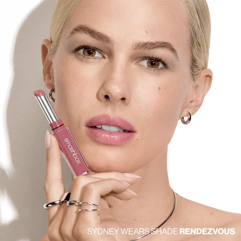 Smashbox FULL- FILL-TER Smoothing Lip Glass Balm tónující balzám na rty odstín RENDEZVOUS 1.8 g