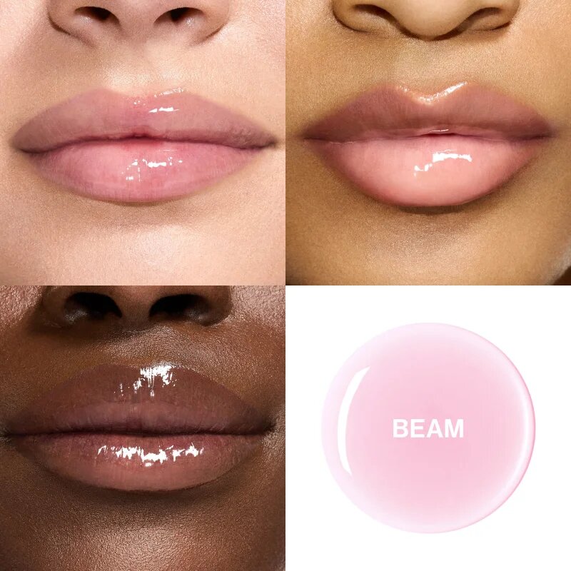 Smashbox Halo Plump + Glow Lip Gloss hydratační lesk na rty pro objem rtů odstín Beam 4.6 ml