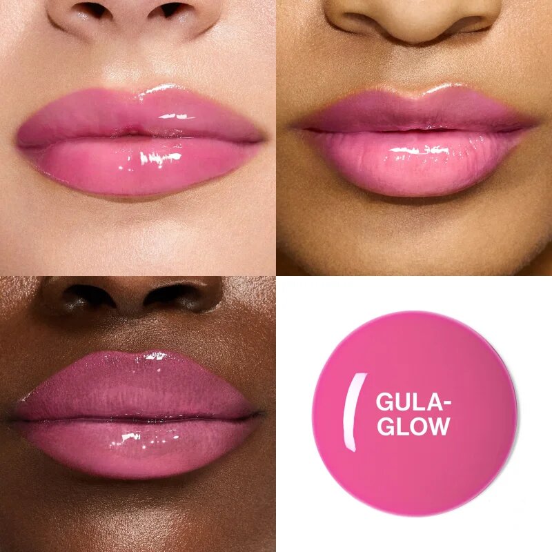 Smashbox Halo Plump + Glow Lip Gloss hydratační lesk na rty pro objem rtů odstín Gula Glow 4.6 ml