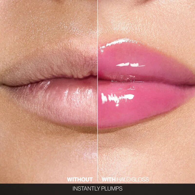 Smashbox Halo Plump + Glow Lip Gloss hydratační lesk na rty pro objem rtů odstín Gula Glow 4.6 ml