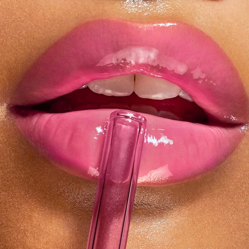 Smashbox Halo Plump + Glow Lip Gloss hydratační lesk na rty pro objem rtů odstín Gula Glow 4.6 ml