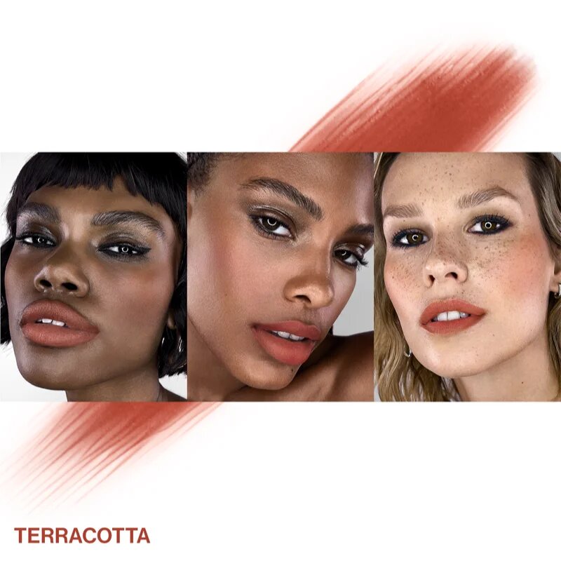 Smashbox Halo Sheer To Stay Color Tints tekutá tvářenka a lesk na rty odstín Terracotta 10 ml