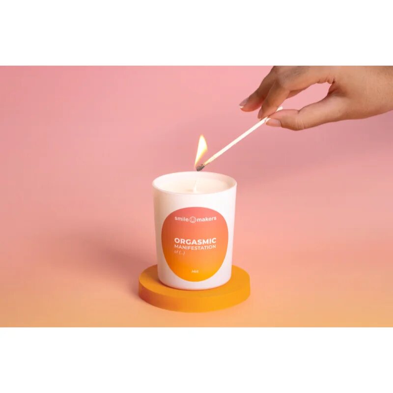 Smile Makers Orgasmic Manifestations Hot vonná svíčka Hot 180 g