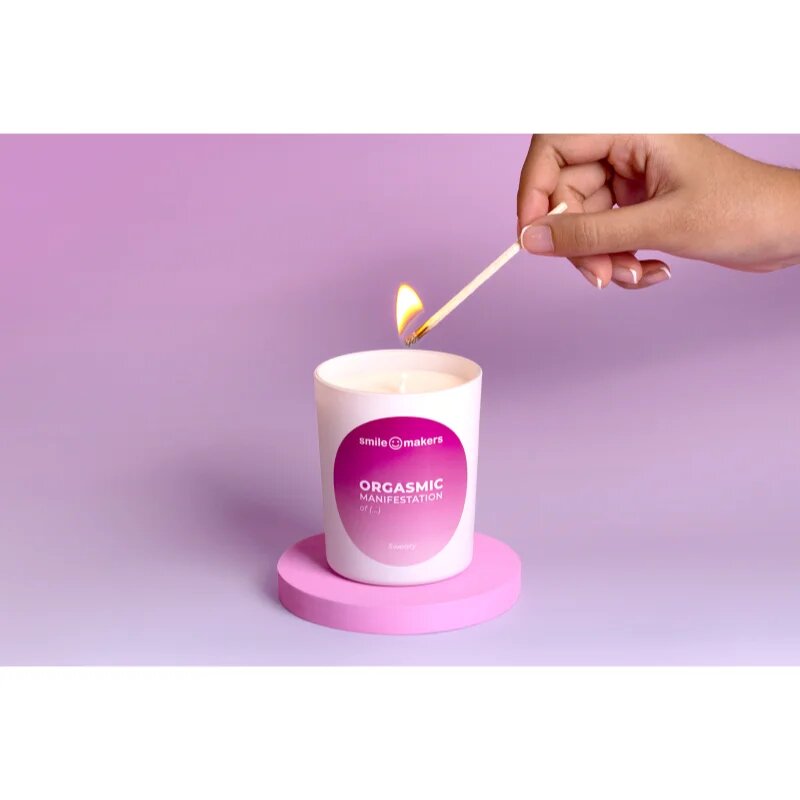 Smile Makers Orgasmic Manifestations vonná svíčka Sweaty 180 g