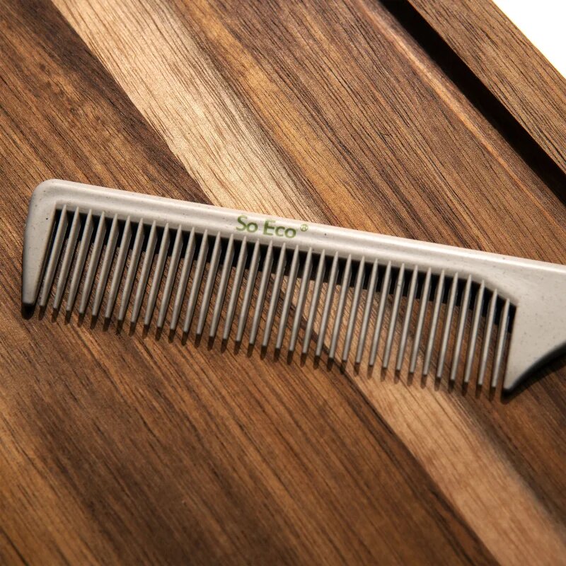 So Eco Biodegradable Tail Comb kompostovatelný hřeben pro hladký styling a objem 1 ks