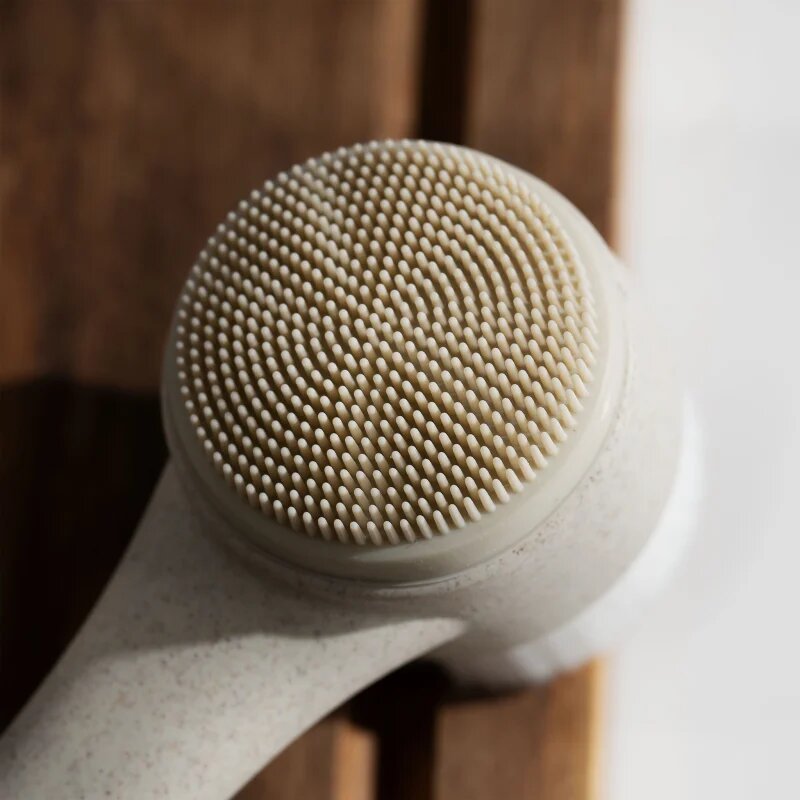 So Eco Facial Cleansing Brush oboustranný čisticí kartáček na pleť s kompostovatelnou rukojetí 1 ks