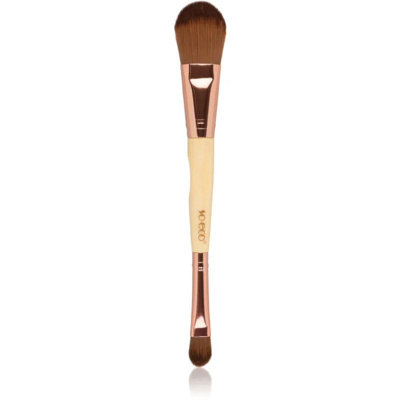 So Eco Foundation & Concealer Duo štětec na make-up a korektor oboustranný 1 ks