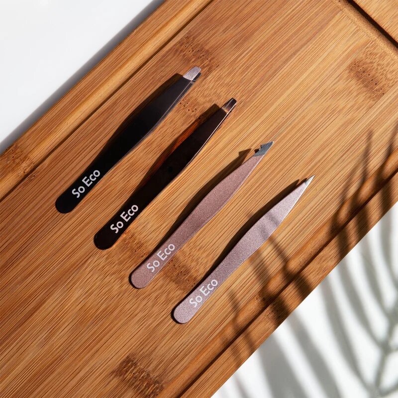So Eco Tweezer Set Rose Gold sada pinzet