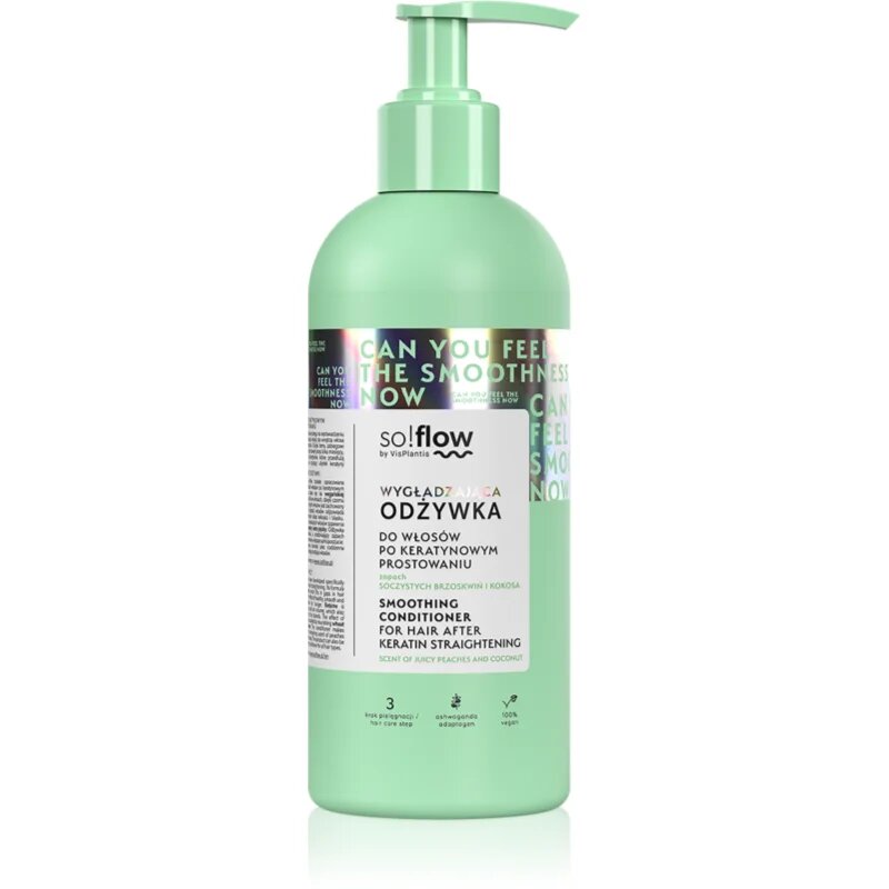 so!flow After Keratin Straightening Smoothing Conditioner uhlazující kondicionér 400 ml