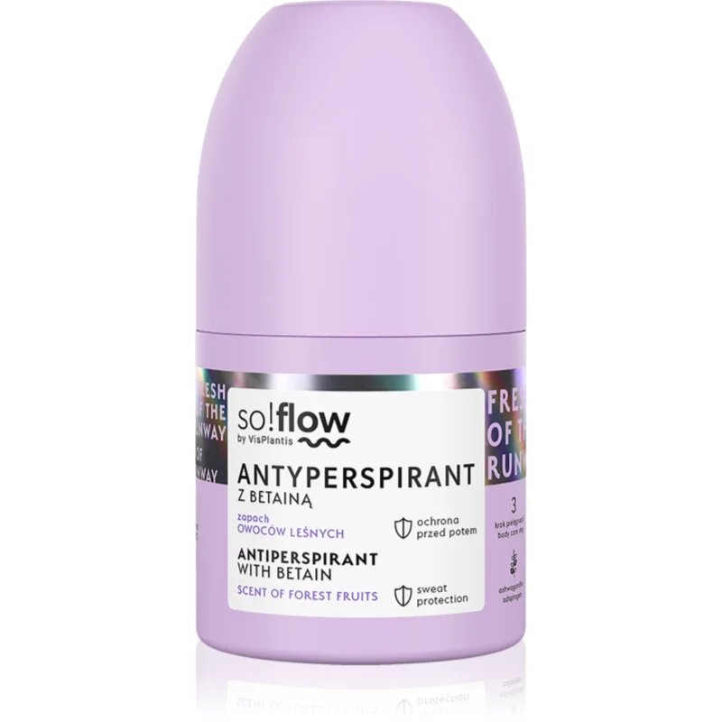 so!flow Antiperspirant antiperspirant roll-on pro ženy Betain Scent Of Forest Fruits 50 ml