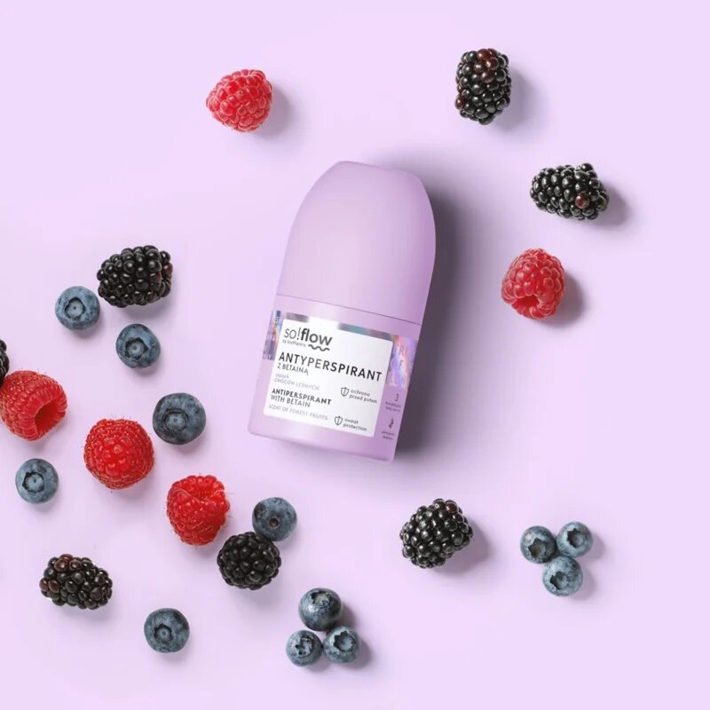 so!flow Antiperspirant antiperspirant roll-on pro ženy Betain Scent Of Forest Fruits 50 ml