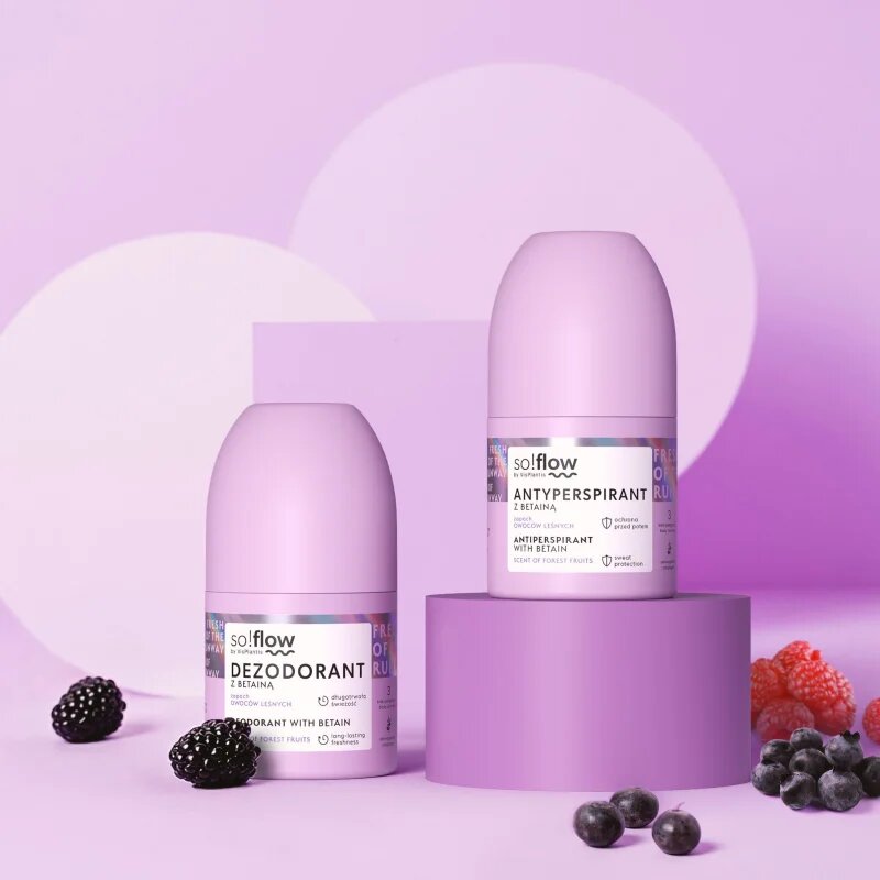 so!flow Antiperspirant antiperspirant roll-on pro ženy Betain Scent Of Forest Fruits 50 ml