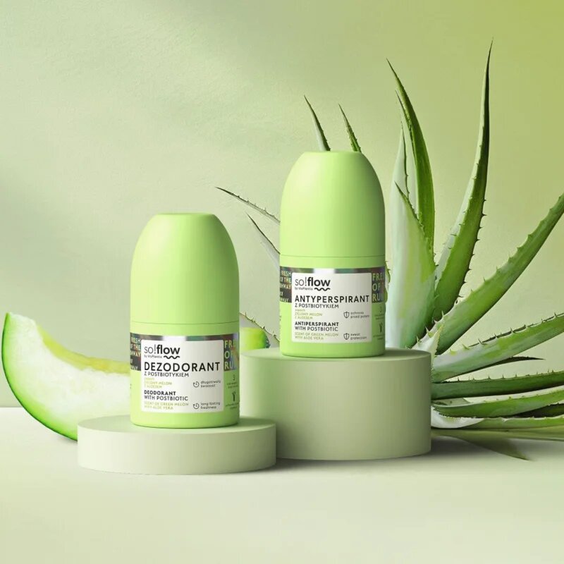 so!flow Antiperspirant With Postbiotic antiperspirant roll-on 50 ml