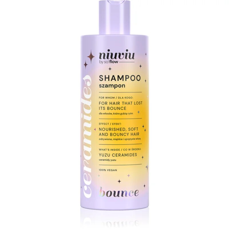 so!flow BOUNCE Hair Shampoo With Ceramides čisticí šampon pro kudrnaté vlasy 300 ml