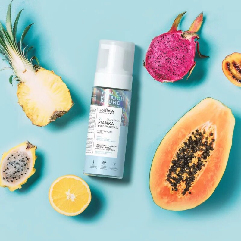 so!flow Cleansing Make-Up Removal Foam jemná odličovací pěna 170 ml