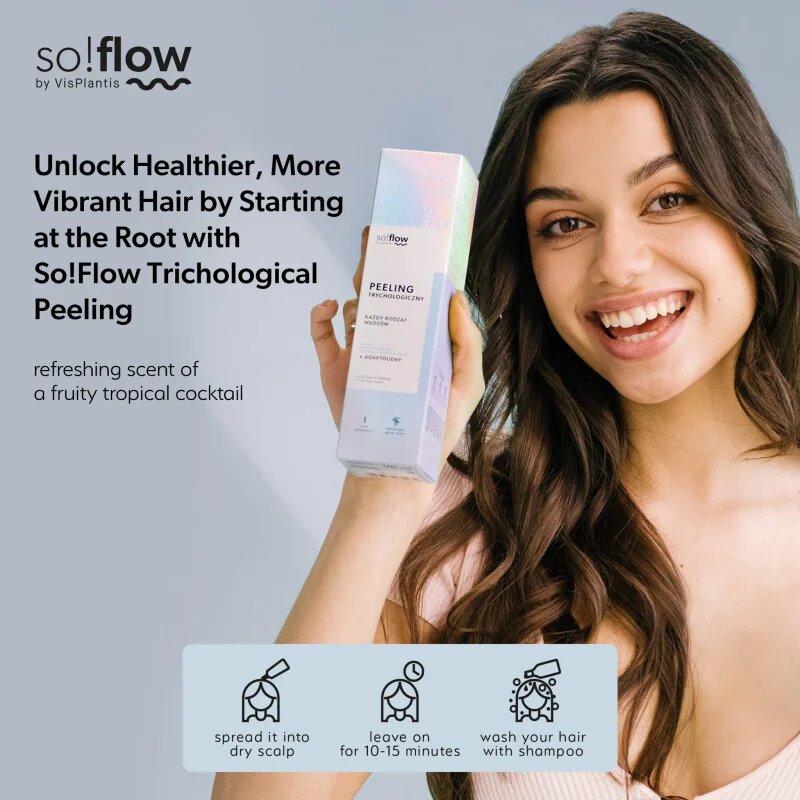 so!flow Cleansing Trichological Peeling peeling pro pokožku hlavy 100 ml