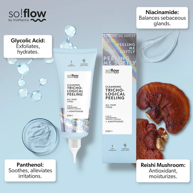 so!flow Cleansing Trichological Peeling peeling pro pokožku hlavy 100 ml