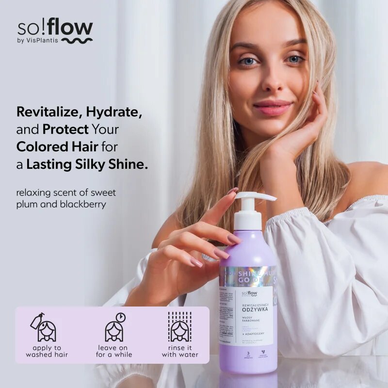 so!flow Coloured Hair Revitalizing Conditioner revitalizační kondicionér pro barvené vlasy 400 ml