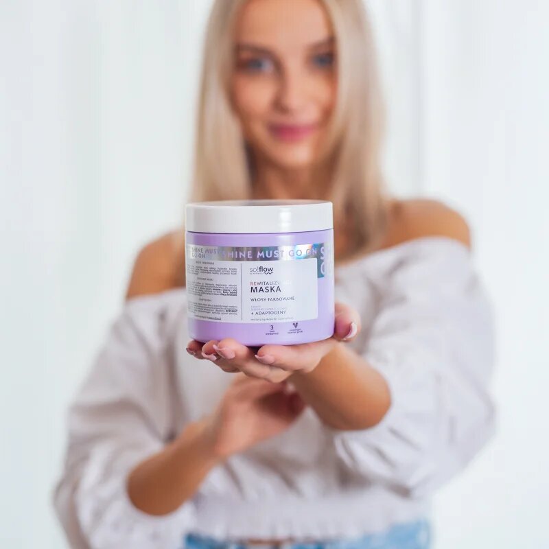 so!flow Coloured Hair Revitalizing Mask intenzivní revitalizační maska pro barvené vlasy 400 ml