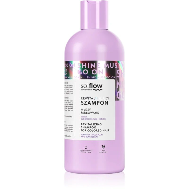 so!flow Coloured Hair Revitalizing Shampoo obnovující šampon pro barvené vlasy 400 ml