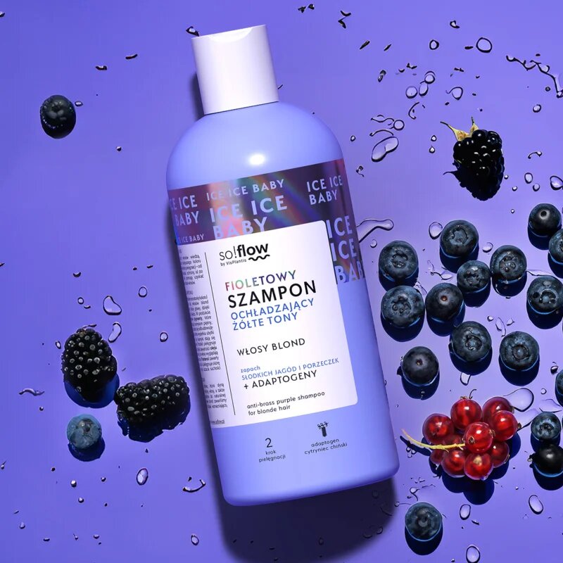so!flow Cooling Shampoo Blonde Hair fialový šampon neutralizující žluté tóny 300 ml