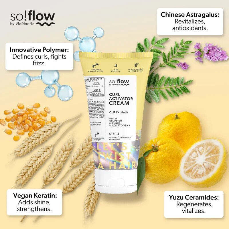 so!flow Curly Hair Curl Activator aktivátor kudrn 150 ml