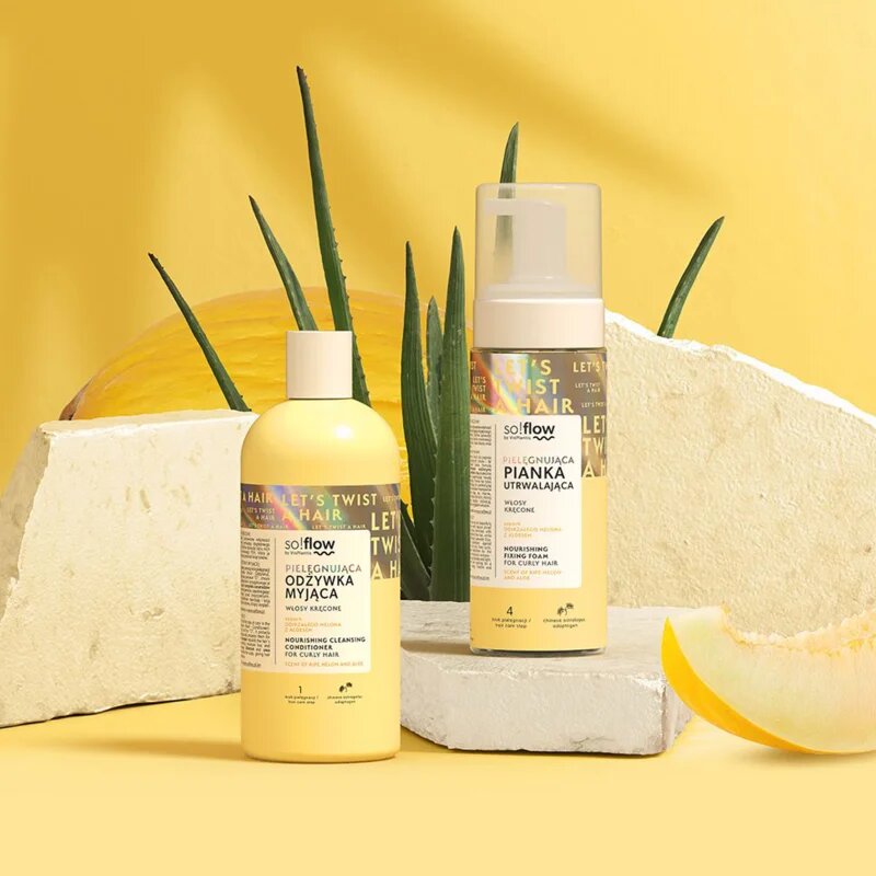 so!flow Curly Hair Nourishing Cleansing Conditioner čisticí kondicionér pro kudrnaté vlasy 200 ml