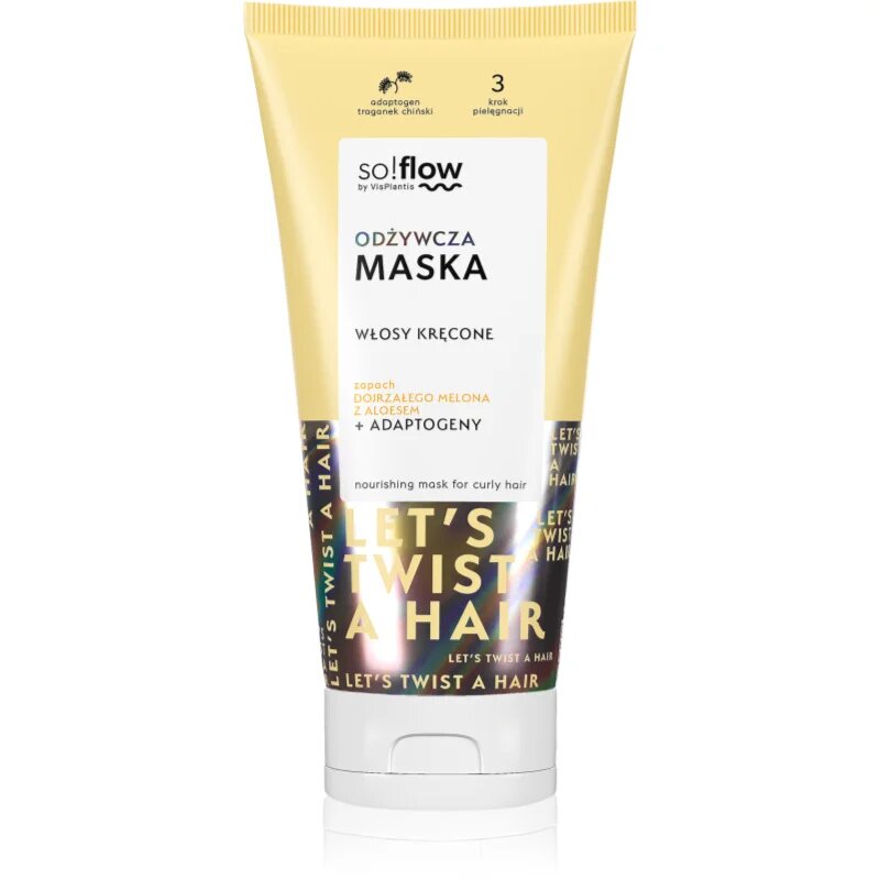 so!flow Curly Hair Nourishing Mask výživná maska pro kudrnaté vlasy 200 ml