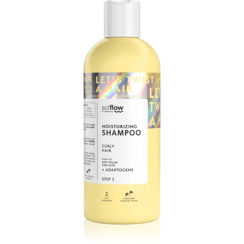 so!flow Curly Hair Nourishing Shampoo výživný šampon pro kudrnaté vlasy 400 ml