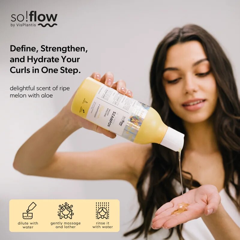 so!flow Curly Hair Nourishing Shampoo výživný šampon pro kudrnaté vlasy 400 ml