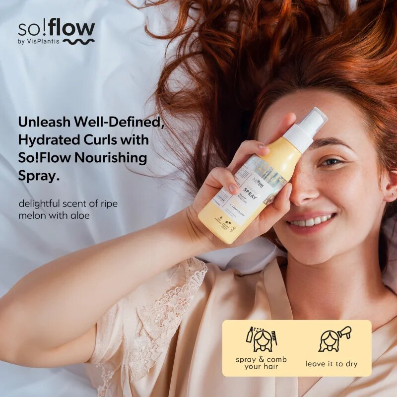 so!flow Curly Hair Nourishing Spray bezoplachový sprej pro kudrnaté vlasy 150 ml