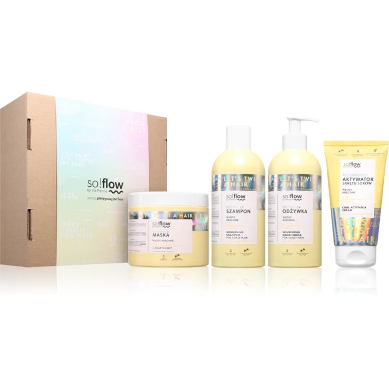 so!flow Curly Hair Set dárková sada pro kudrnaté vlasy