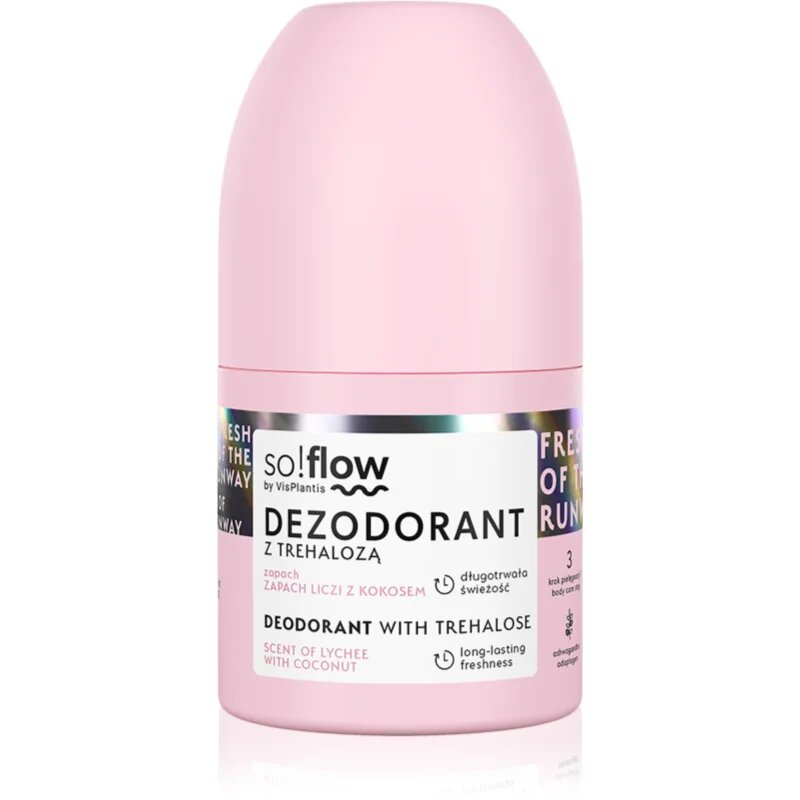 so!flow Deodorant deodorant roll-on pro ženy Scent Of Lychee with Coconut 50 ml