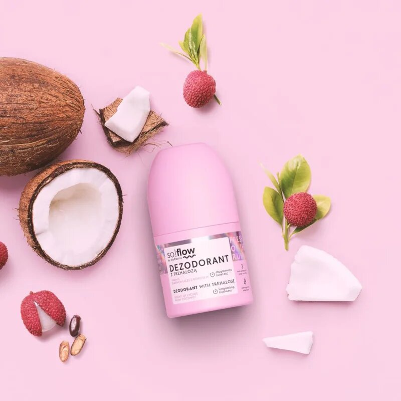so!flow Deodorant deodorant roll-on pro ženy Scent Of Lychee with Coconut 50 ml