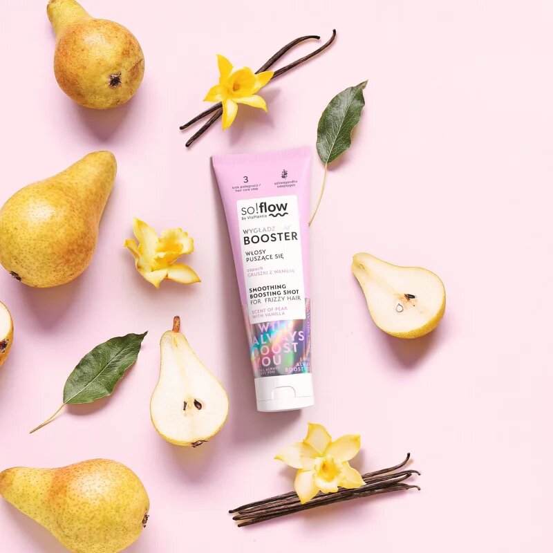 so!flow Frizzy and Dry Hair Smoothing Boosting Shot uhlazující sérum proti krepatění 75 ml