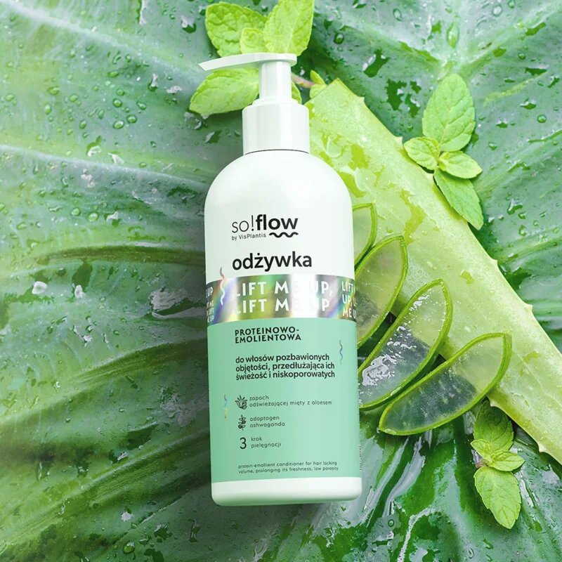 so!flow Hair Without Volume Protein-Emollient Conditioner kondicionér pro vlasy bez objemu 300 ml