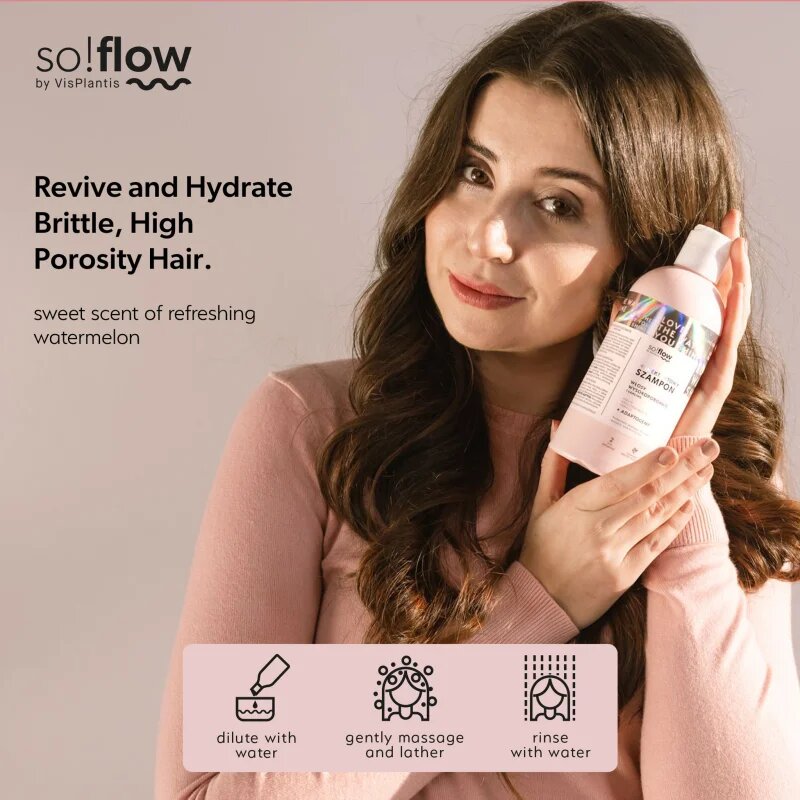 so!flow High Porosity Hair Humectant Shampoo šampon pro lámavé a namáhané vlasy 400 ml