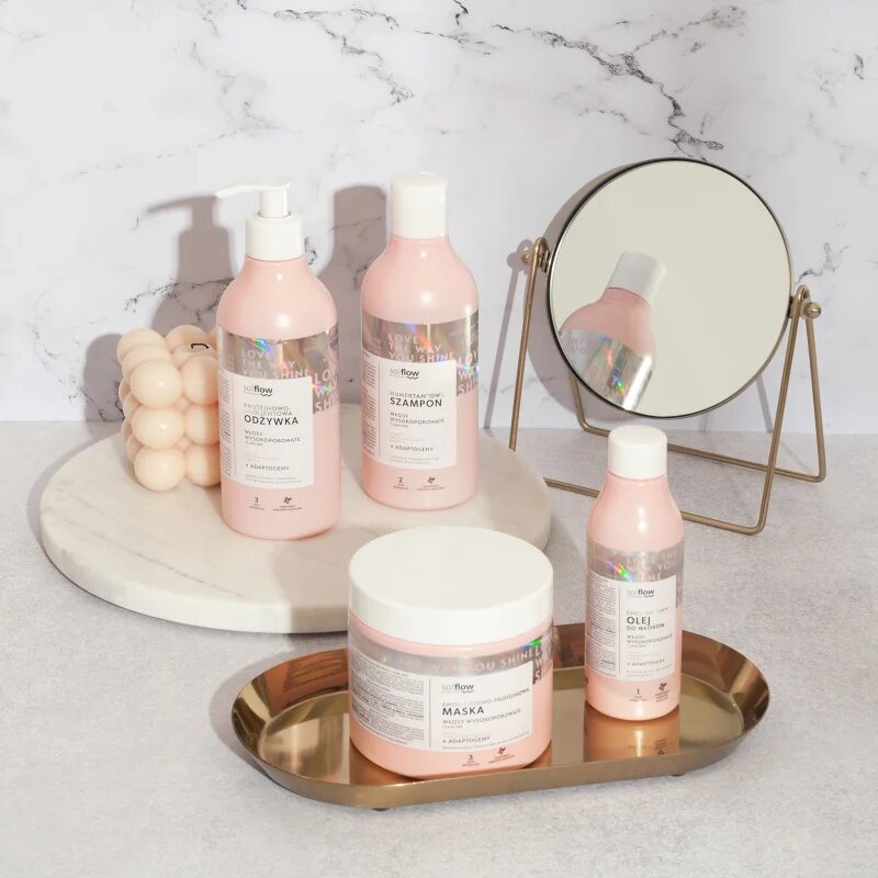 so!flow High Porosity Hair Protein-Emollient Mask posilující maska pro lámavé a namáhané vlasy 400 ml